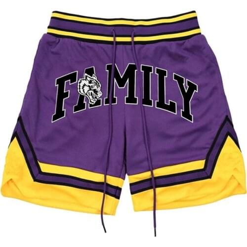 2021 Summer New Sports Fitness Shorts Mens Basketball Game Training Running Casual Loose Quick-Drying Five-Point Pants