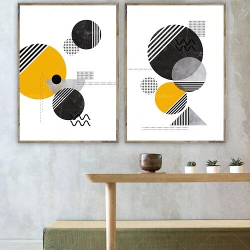 Ensemble de 2 estampes avec art abtrait. Der Stil ist hässlich. Herz bearbeiten. Dekorative Kunst. Wanddekoration