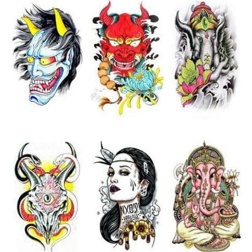 New 190 styles AX Serial Health Body tattoo Sticker new Arm Waterproof temporary tattoo Body tatuajes 500pcs