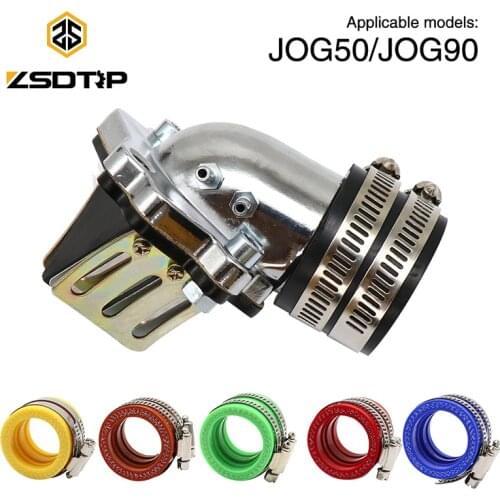 ZSDTRP New Intake Manifold Aluminum Racing For Yamaha JOG50 JOG90 BWS50 CY50 GoKart 2-Stroke Scooter Intake Manifold