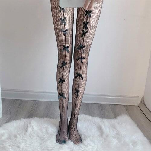 Popular Transparent Tights for Women Sexy Lingerie Long Stockings Over Knee Black Suspender Thigh High Gothic Clubwear Pantyhose