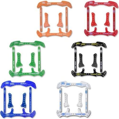 1 Set Front/Rear Glass Fiber Reinforcing Plate Roller Stay w/ Middle Wing for Tamiya Mini 4WD Car Model