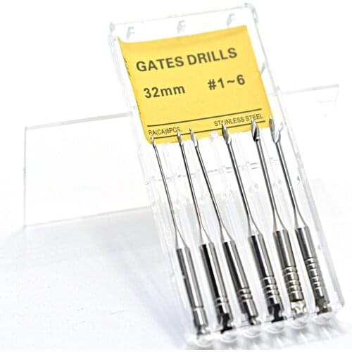 Dental Endodontic Gates Drills Rotary 32mm Root Canal Drill Bit For Reaming Drill Low-Speed Machine Dentist Tool