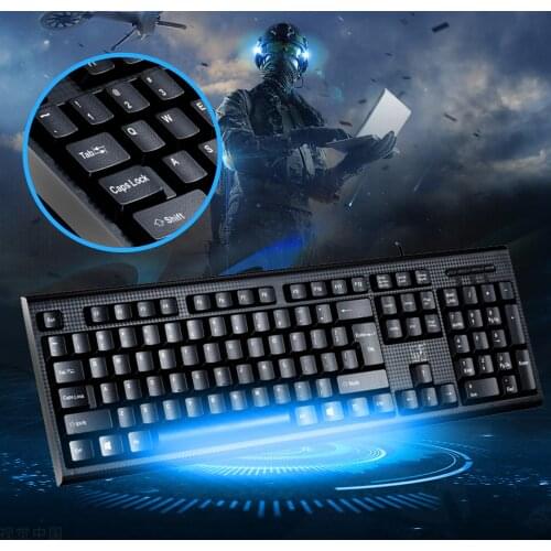 104Key Q9 Wired Gaming Keyboard USB Game Keyboards Waterproof teclado Ergonomic for PC Macbook Desktop Game accessories