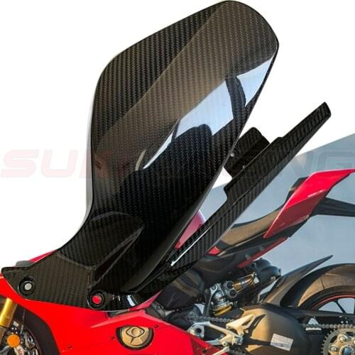 Carbon Fiber Motorcycle Rear Fender For Ducati Panigale V4 / V4S 2018 2019 Mudguard Hugger Motorcycle accessories