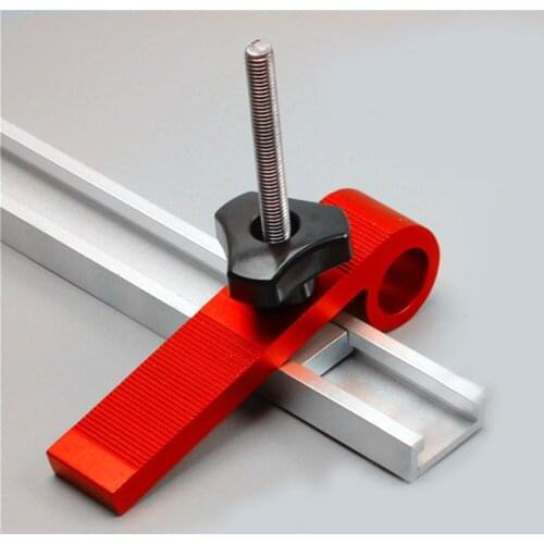 4 pcs/Set Woodworking Clamps Universal Platen Miter Track Clamping Blocks M8 Screw