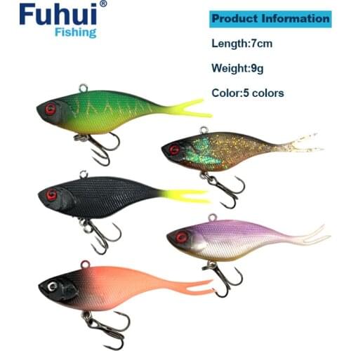 5 bait heads / batch 9g / 7cm Lateolabrax japonicus bait tip three hook t marine fishing tail