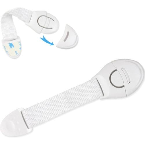 5pcs Baby Plus ABS Plastic Webbing Child Safety Lock 3M Glue Drawer / Cabinet Lock / Toilet Locks Single Pack hTRQ0224