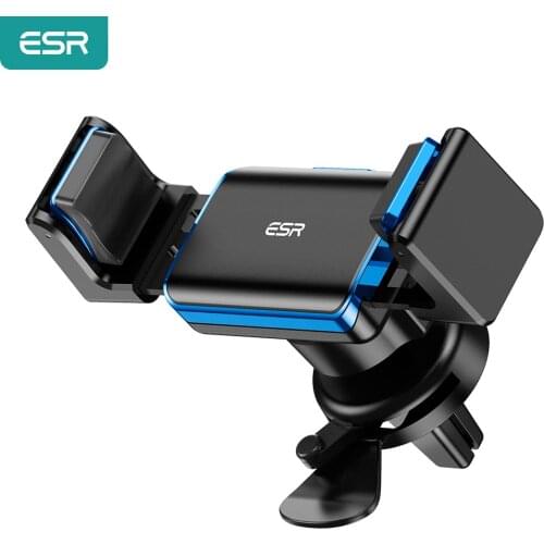 ESR Car Phone Holder Air Vent Outlet Mount Phone Holder Stand for iPhone Samsung Universal Metal Gravity Mobile Phone Bracket