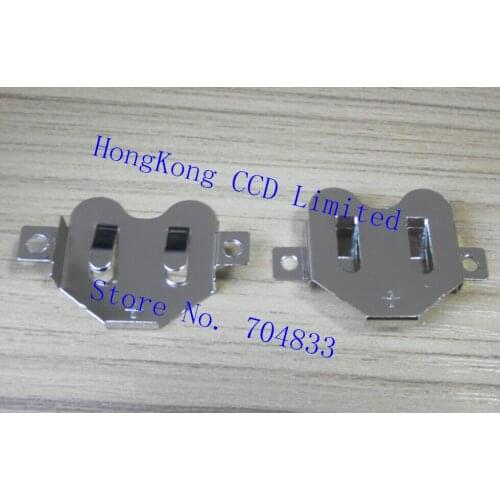 CR2032 Battery holder slim full fold flat foot copper coin cell holders SMD battery holder battery connector
