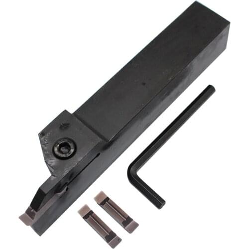 1pcs MGEHR2020-1.5 2 3 4 Holder and 2pcs inserts MGGN150 MGMN250 300 400 Carbide Blades External Grooving cnc turning tool set