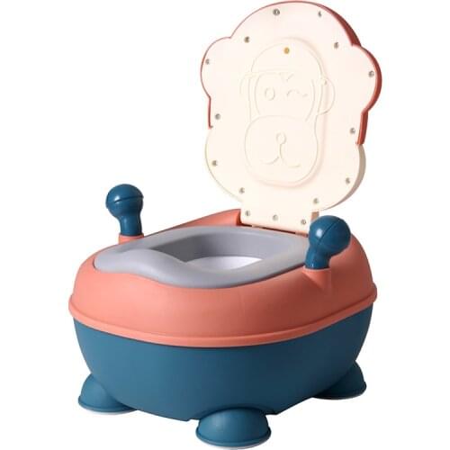 Childrens products, childrens toilet, cartoon PU cushion, boy and girl toilet, urinal, baby portable toilet potty training