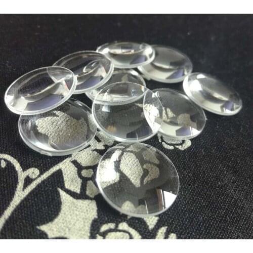 Double Convex lens Diameter 20.8mm Height 3.0mm 1W 3W 5W Plastic Projection optical LED lens