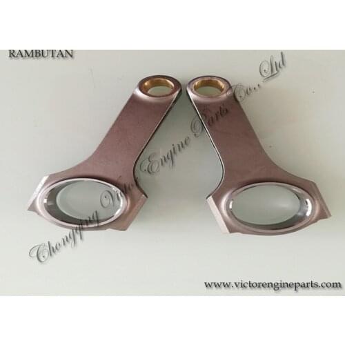 H-beam forged steel connecting rod with bolts for Toyota 1NZ quality warranty