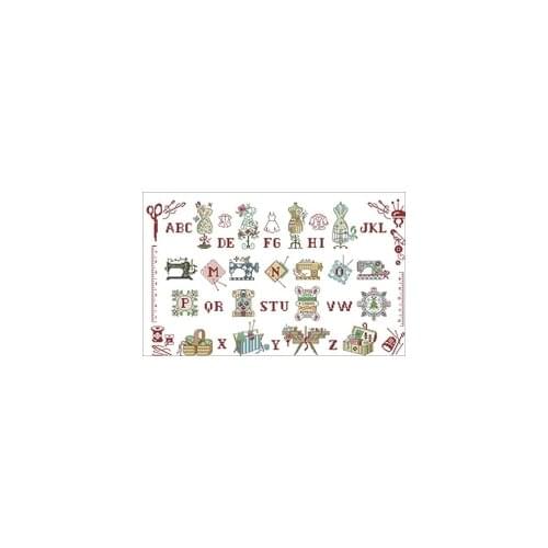 NN xiaoyi cotton self-matching cross stitch Cross stitch RS cotton comes with Ve sewing - Letters