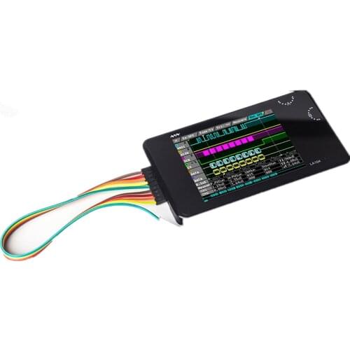 LA104 Logic Analyzer 4 Channels 8MB USB Flash Memory 100 MHz Max Sampling Rate 2.8 "Oscilloscope