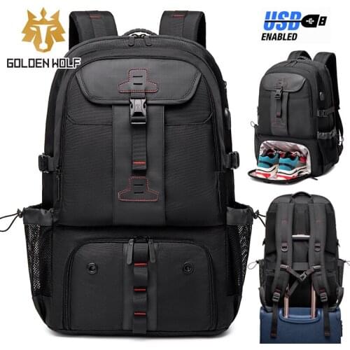 2021 Waterproof Backpacks USB Charging School Bag Anti-theft Men Backpack Fit 15.6 Inch Laptop Travel Backpack High Capacity