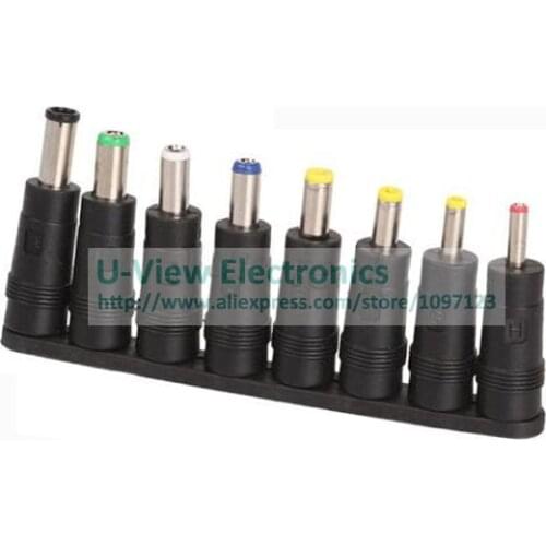 NCHTEK 8 In 1 Power Jack Universal DC Socket 5.5x2.1mm Female To Plug Connector Converter For Laptop/Free Shipping/1 Sets