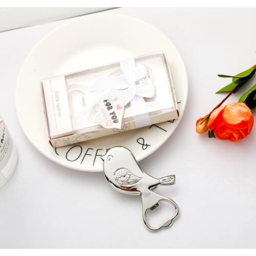 Love Bird Bottle Opener Wedding Favors Even Party Gift Bridal Shower Anniversary Giveways Birthday Supplies