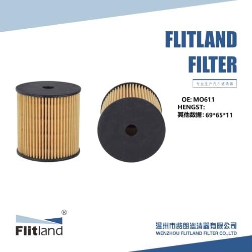 Factory direct sell high quality auto parts hydraulic paper oil filter OE MO611 FL-J69/4