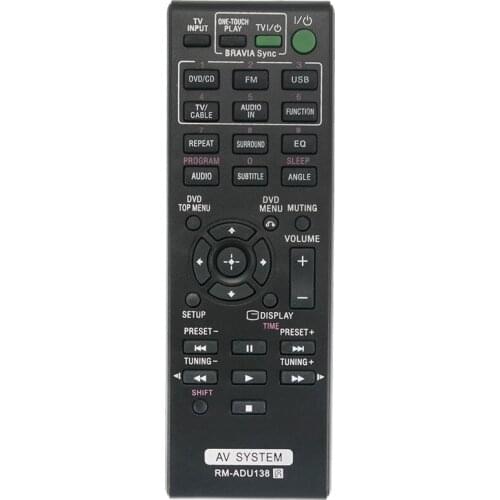 RM-ADU138 Replace Remote Control fit for Sony AV System DAV-TZ145 HBD-TZ140 HBD-TZ145
