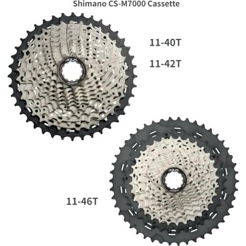 Shimano SLX CS M7000 Cogs Freewheel 11-40T 11-42T 11-46T Mountain Bike Cassette Sprocket MTB 11S freewheels