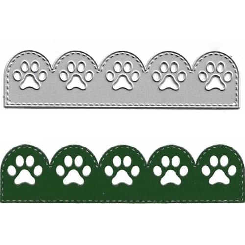Border Cutting Dies For Scrapbooking DIY Bookmark Etched Stencil Cut Die Mold Photo Album Paper Crads Decoration Metal Crafts