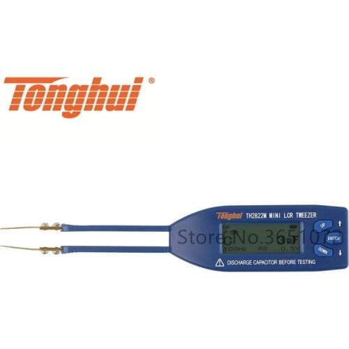 TH2822M LCR Tweezers 100Hz, 125Hz, 1kHz, 10kHz with DCR Function Mini RLC Meter