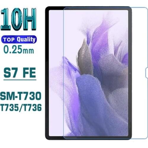 Top Quality Tempered Glass Film For Samsung galaxy Tab S7 FE 2021 12.4'' SM-T730 SM-T736B Tablet Screen Protector for T730 T736