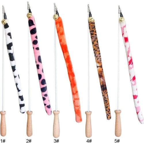 1PC Cat Teaser Wand Retractable Kitten Wand Cat Interactive Toy Funny Caterpillar Tail Kitten Teaser Stick Pet Supply For Cat
