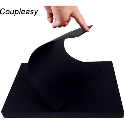 100 Sheets High Quality A4 Black Hard Kraft Paper Thick Paperboard Cardboard DIY Handmade Card Paper Children Paper Cut Material