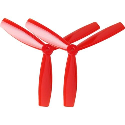 4 Pcs Drone Propellers 4045 5045 6045 3 Blades Propeller Bull 3-blade Nose Props 2 CCW 2 CW for QAV210 250 Racing Quadcopter