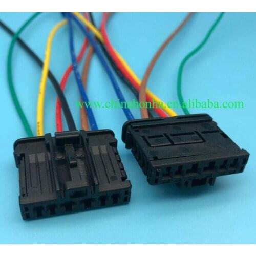 5/10/20/50/100 pcs 6pin 1.5mm 2.8mm auto electronic housing plug wire harness connector 98821106X with wire or without wire