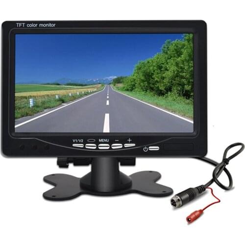 7 Inch Car Monitoring Car Bracket Monitoring Visual Reversing Image Car Parts Car LCD Monitoring Devices