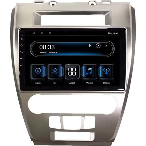 YMODVHT 9inch IPS+2.5D Screes 4G+64GB Android 8.1 Car DVD Radio for Ford Fusion/Mondeo 2009 2010 2011 2012 GPS Navigation