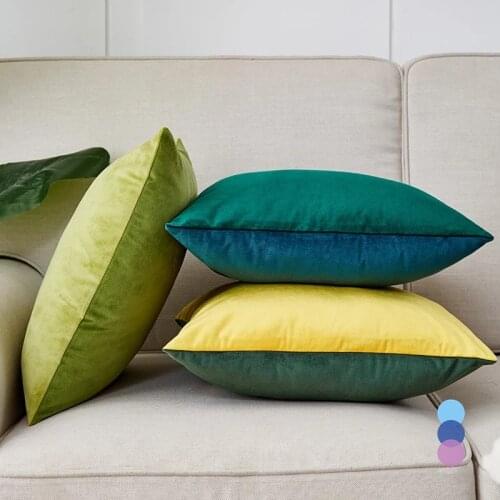 DIY Throw Pillows Velvet Cushion Cover For Living Room Sofa 45*45 Customized Cushions Home Nordic Decorative Housse De Coussin