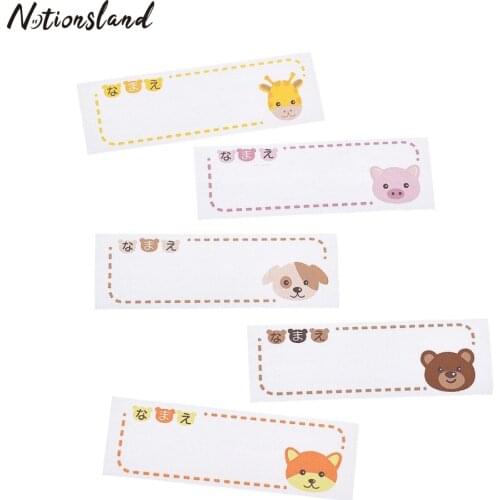 White Name Label Washable Iron on Labels Clothing Label Fabric Tags Marker Set for Child School Sewing Accessories