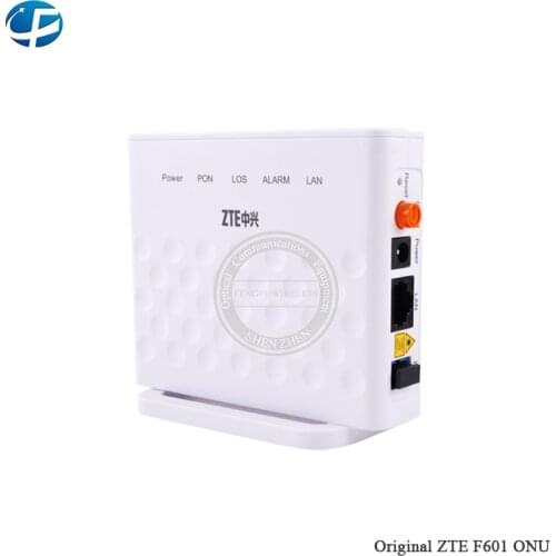 Brand New 100% F601 GPON Terminal ONT 1GE Port FTTH Modem English Version 6.0 High Performance ZTE ONU Free Shipping