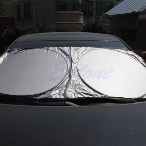 Free shipping Car Sunshade Sun Shade Windshield Visor Cover Front Rear Window UV Protection Shield Film Reflective Car Styling