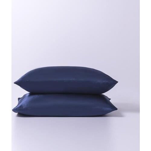 Free shipping 100% Queen Standard Satin Silk Soft Pillowcase HIGY Quality Pillow Case 1 Pc Silk Pillow Case Various Colors