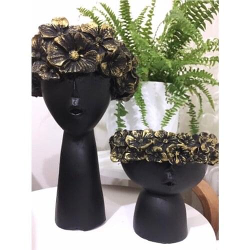 FLOWERING GIRL SET SİYAHA GOLD ESKİTMELİ