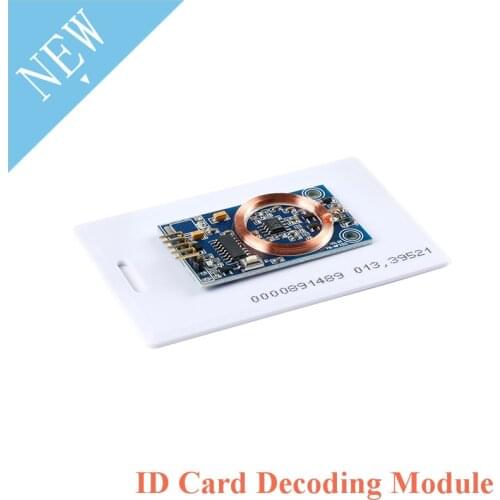 ID Card Decoder RFID Reader Module 125KHz TK4100 UART Output Board For Access Control DIY Modification
