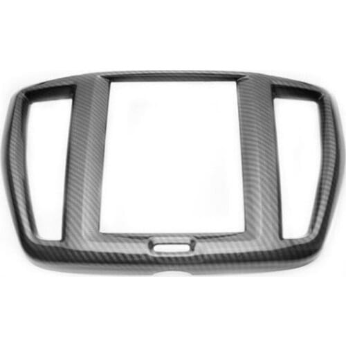 Fit for Volvo XC60 18-19 navigation decorative frame panel carbon fiber interior modification decoration accessories sequins