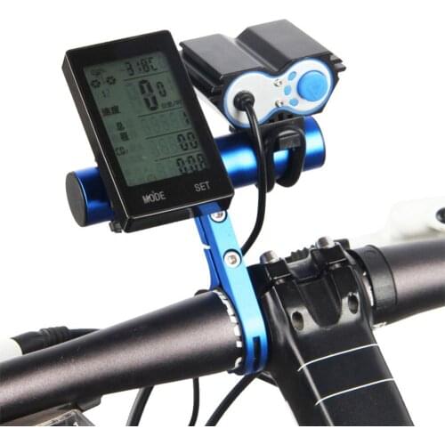 10/20CM Bicycle Handle Mount Bar Extended Bracket Headlight MTB Bike Cycling Lantern Lamp Support Rack Stand Flashlight Holder