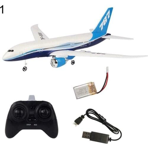 DIY EPP Remote Control Aircraft RC Drone Boeing 787 Fixed Wing Plane Kit Toy six-axis gyroscope Remote Playing toys gift for kid