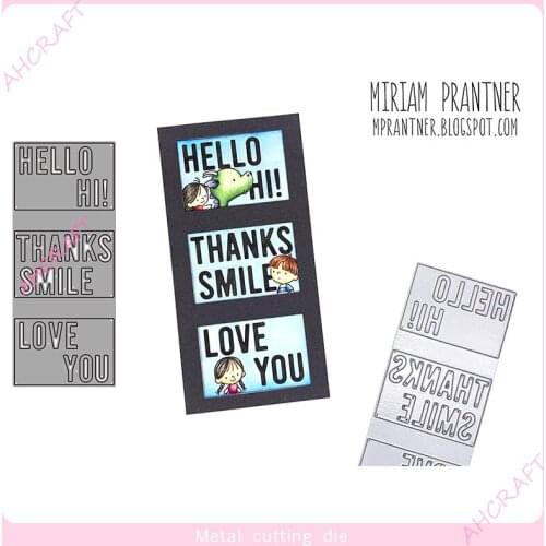 Long Peekaboo Frame Metal Cutting Dies for DIY Scrapbooking Photo Album Decorative Embossing PaperCard Crafts Die 2021