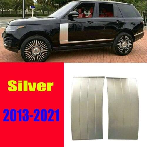 For Range Rover Vogue L405 2013-2021 Silver Side Fender Vent Grille Cover Molding