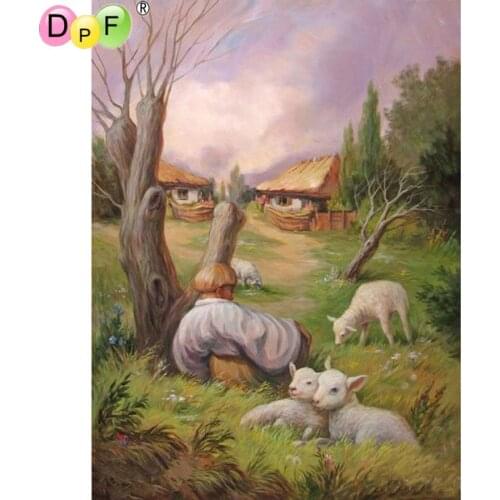 DPF Full Square Diamond 5D DIY Diamond Painting "Tree man" Embroidery Cross Stitch Rhinestone Mosaic Painting Home Decor crafts