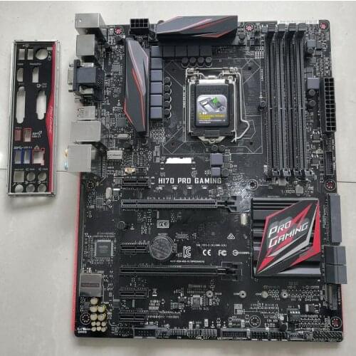 ASUS H170 PRO GAMING Desktop motherboard for intel H170 LGA1151 DDR4 Used mainboard PC on sales