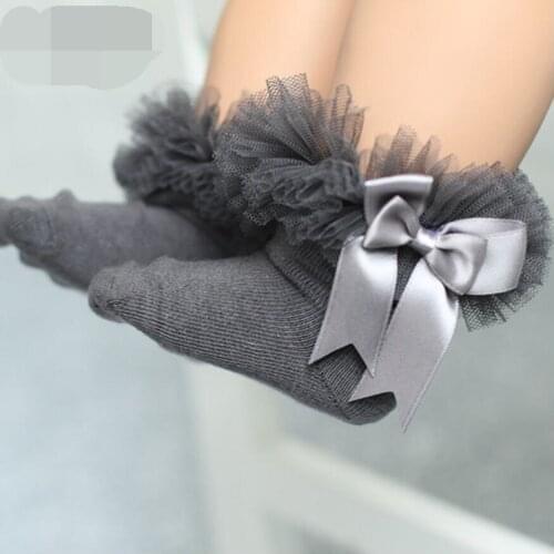 Cotton Ankle Socks Bow Baby Girls Princess Sock Cute Children Socks New Baby Girls Socks With Bows Toddlers Infants